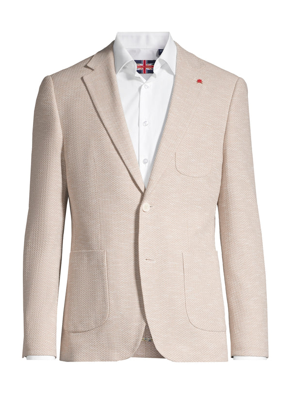 S.L Notch Lapel Patch Pockets Blazer