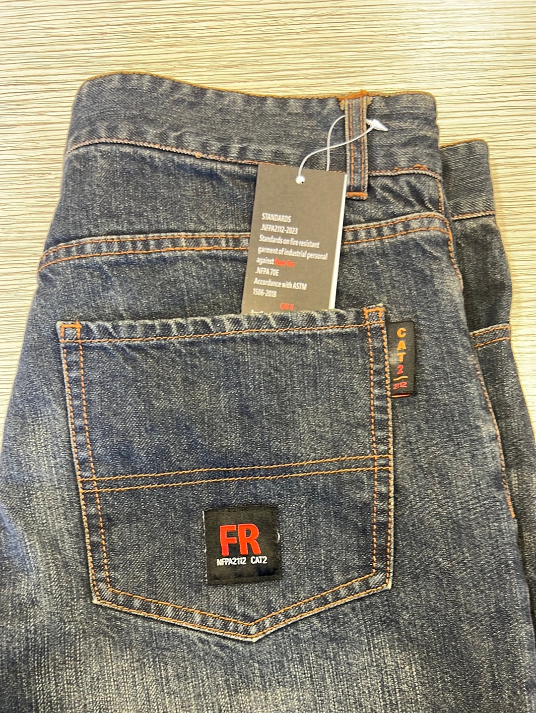 12OZ Fire Retardant Jeans Cross