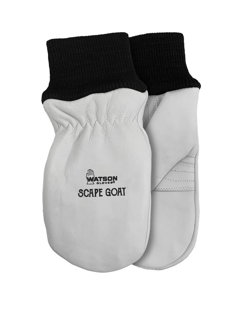 Winter Scape Goat Mitt Knit Wrist