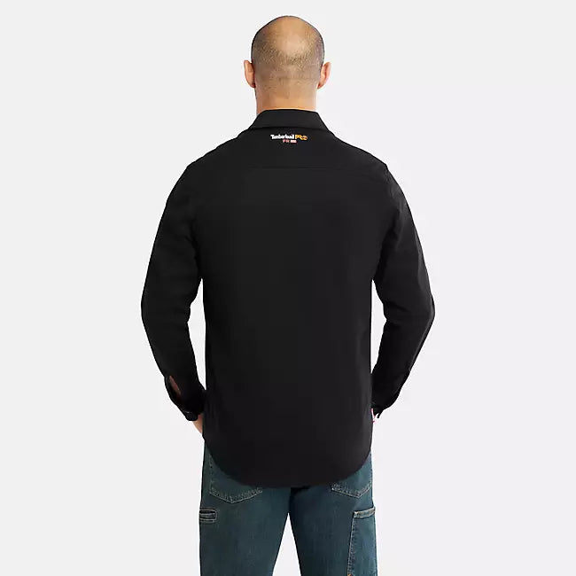 FR Cotton Core LS Button Logo Shirt