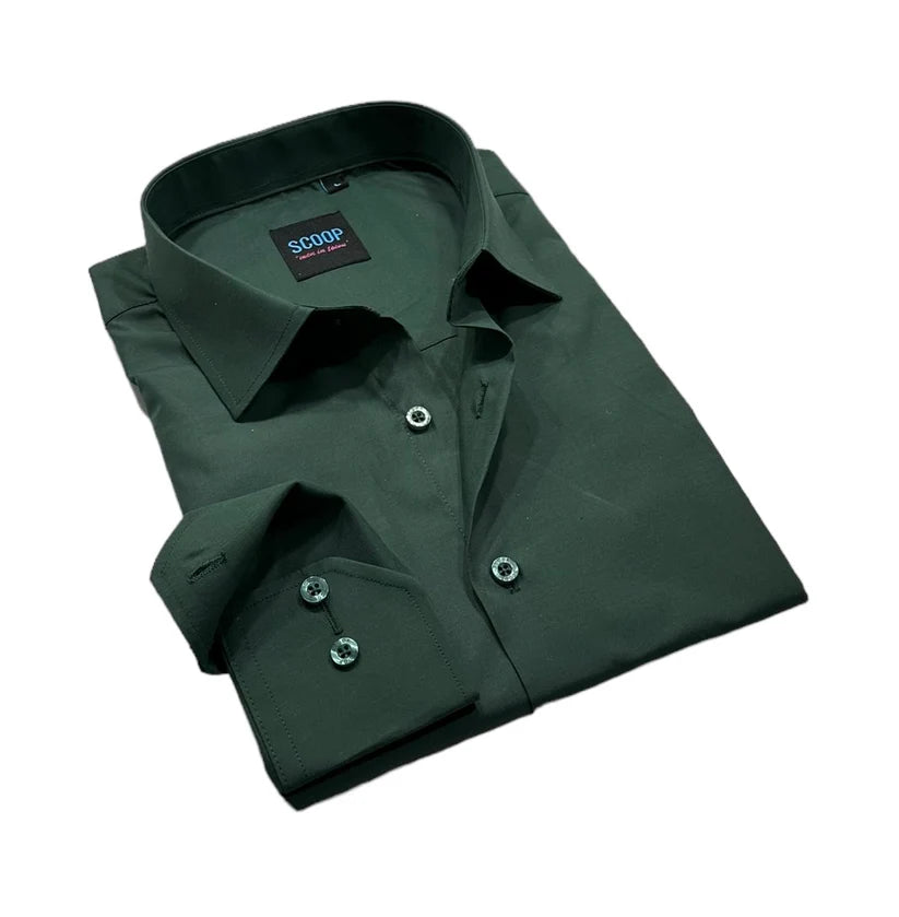 Scoop Dress Shirt
