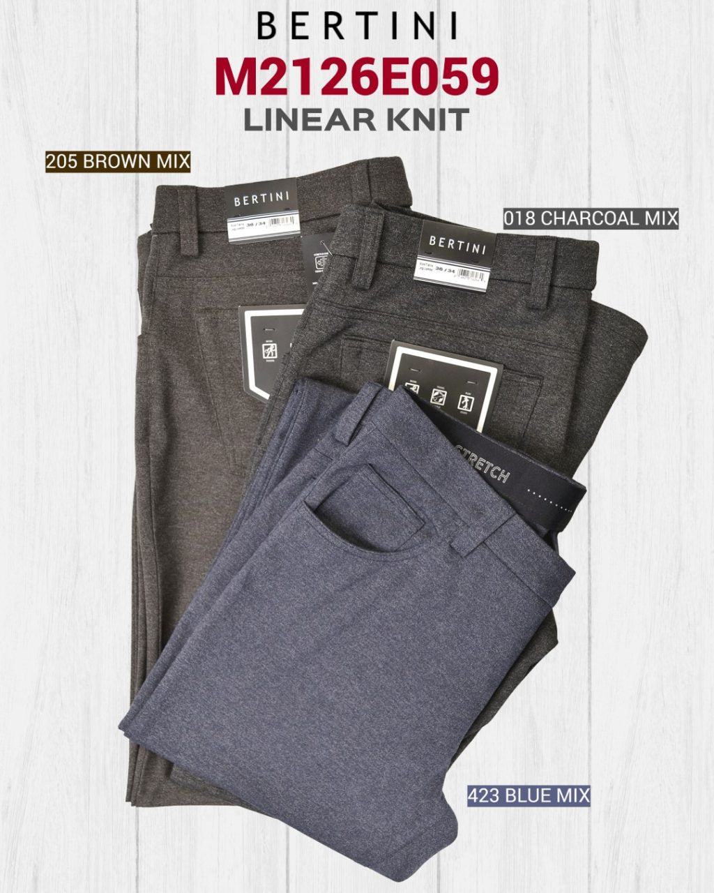 Kurt:Liner Knit Pants