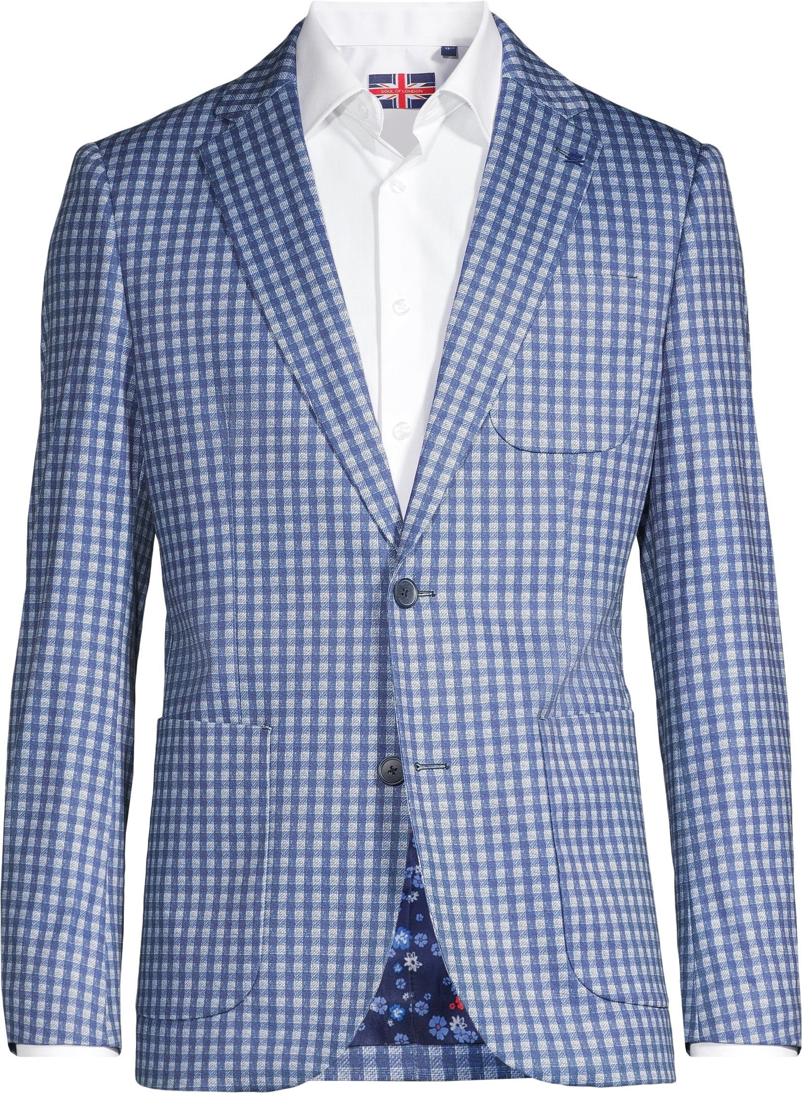 S.O.L. Notch Lapel Patch Pocket Blazer