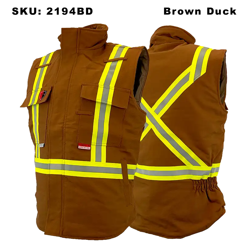 Fr Brown Duck Winter Vest