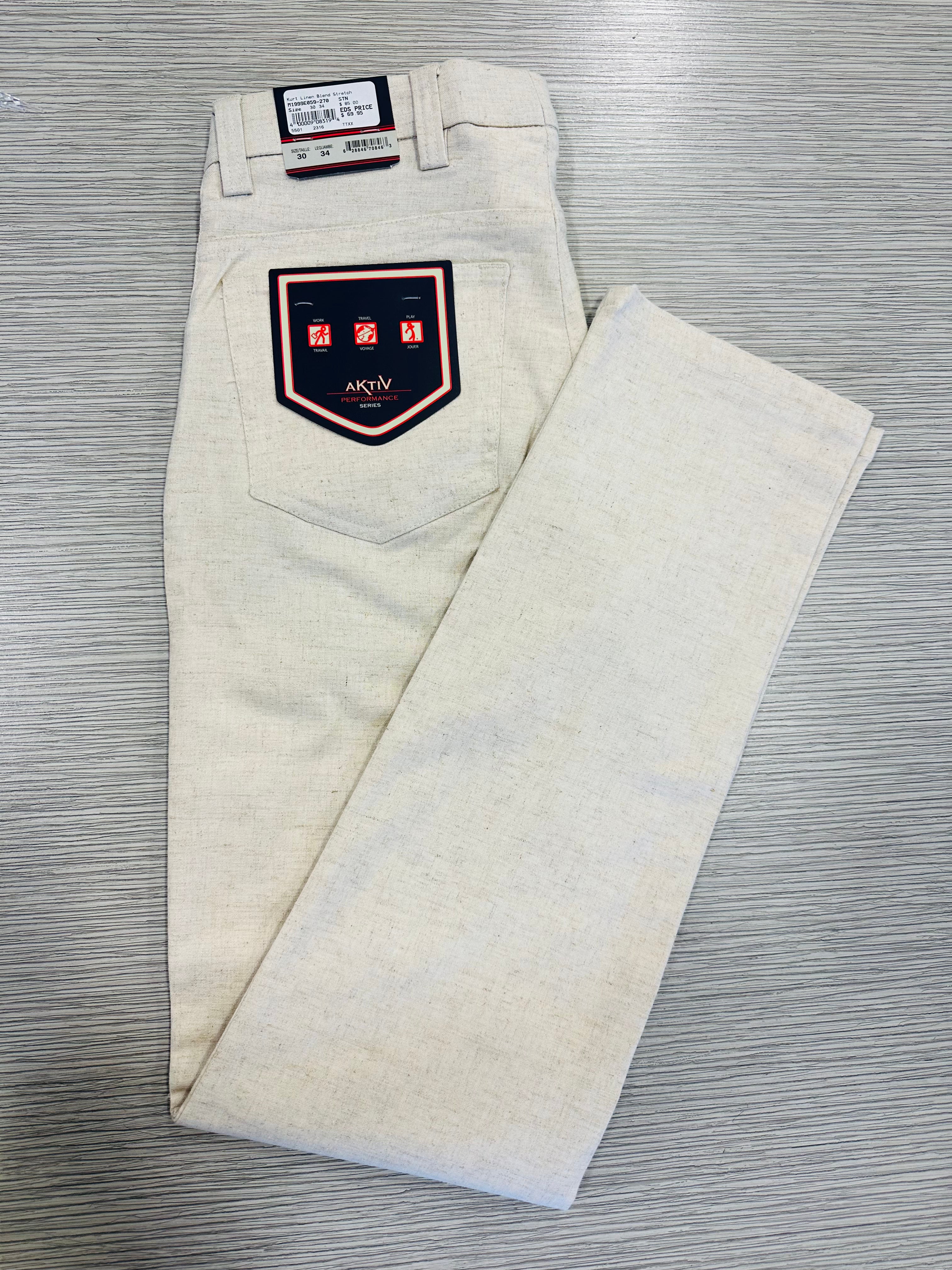 Kurt Linen Blend Stretch Pant