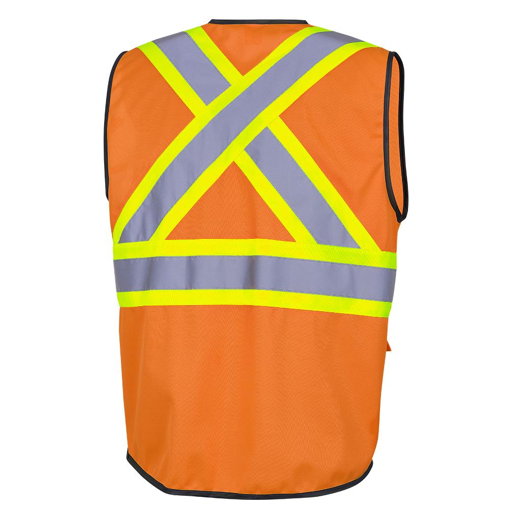 Tri Cot Zip Vest Hi-Viz