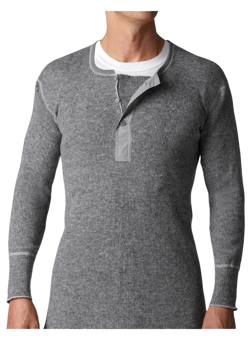 Heavy Weight Wool Henley