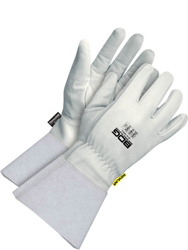 Pearl Goatskin Gauntlet W Ke Thin Glove