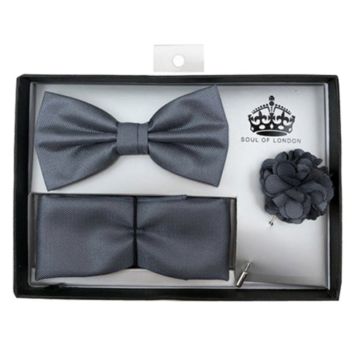 3 pc Bow Tie Set Soul of London