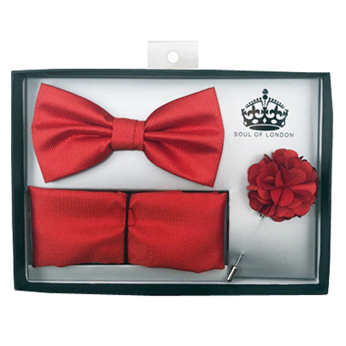 3 pc Bow Tie Set Soul of London
