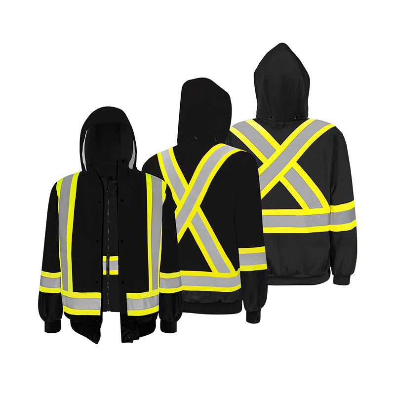 3in1 Winter Refl Traffic Jacket