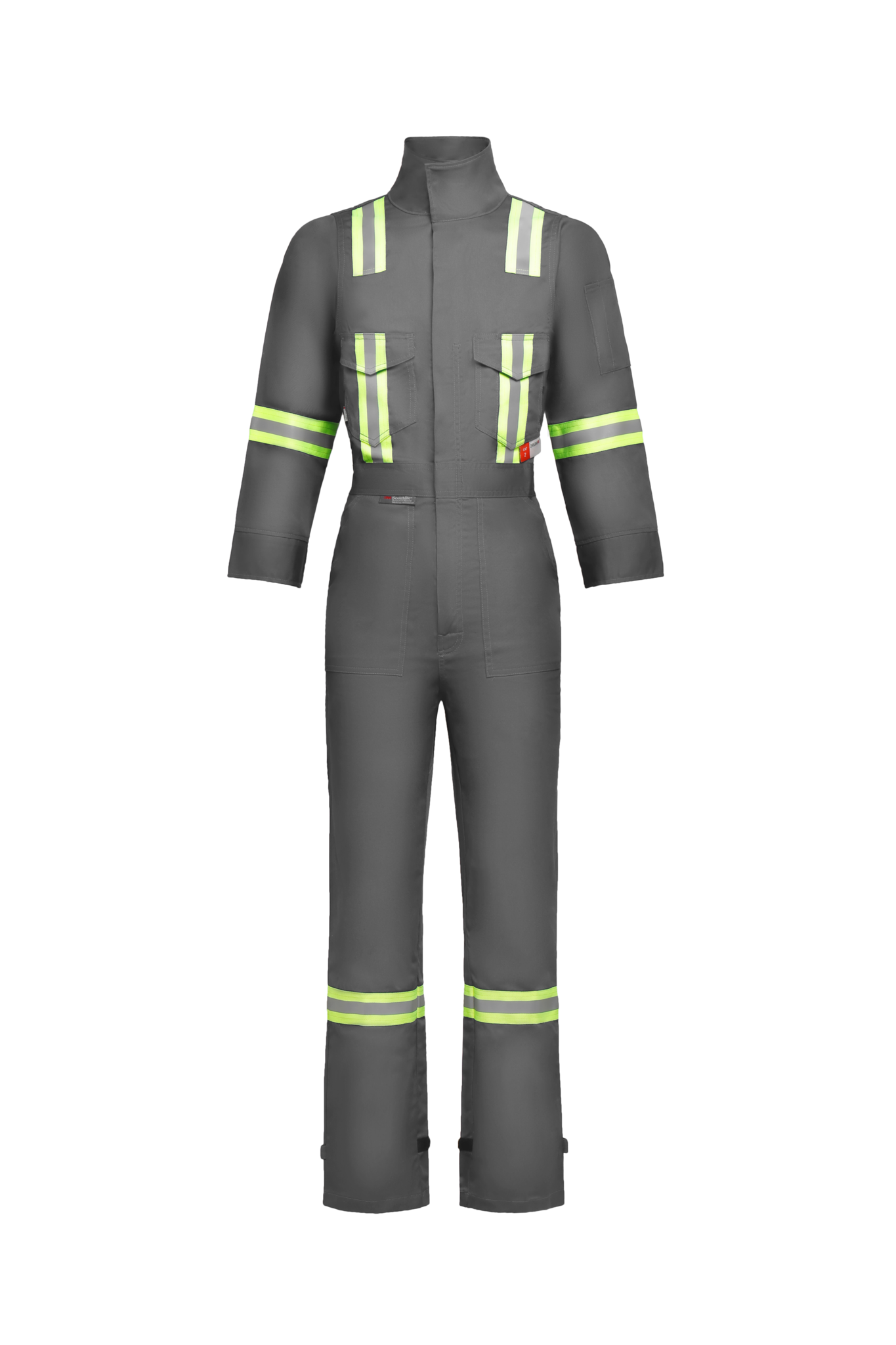 7oz Grey Origin FR Coveralls W/Stripes