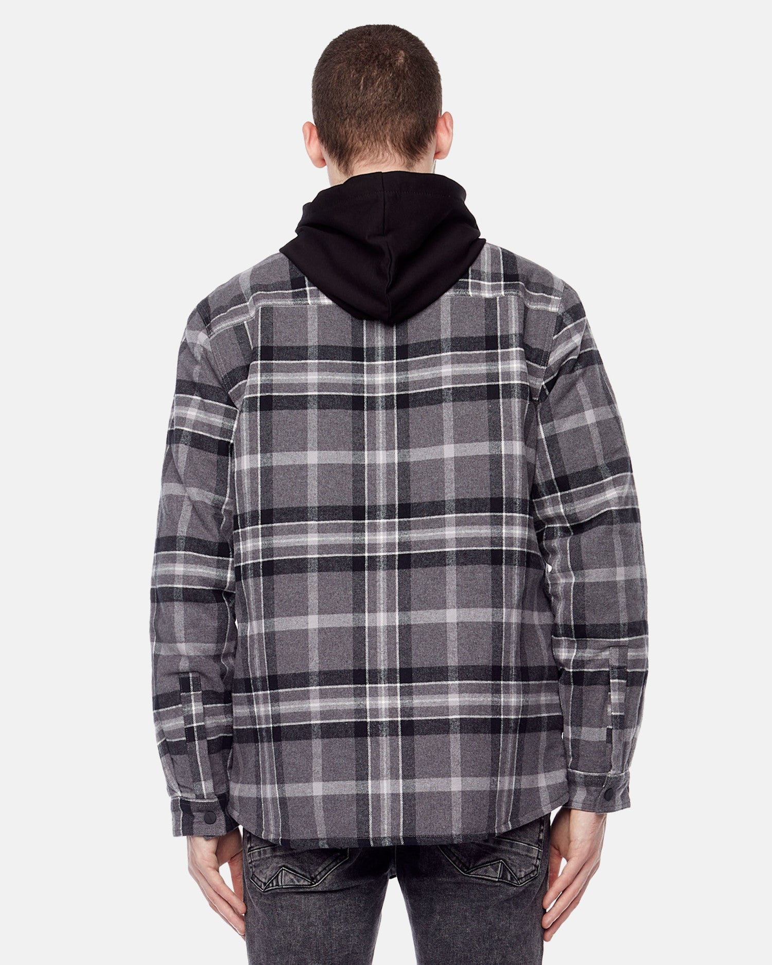 Shacket Plaid Lined
