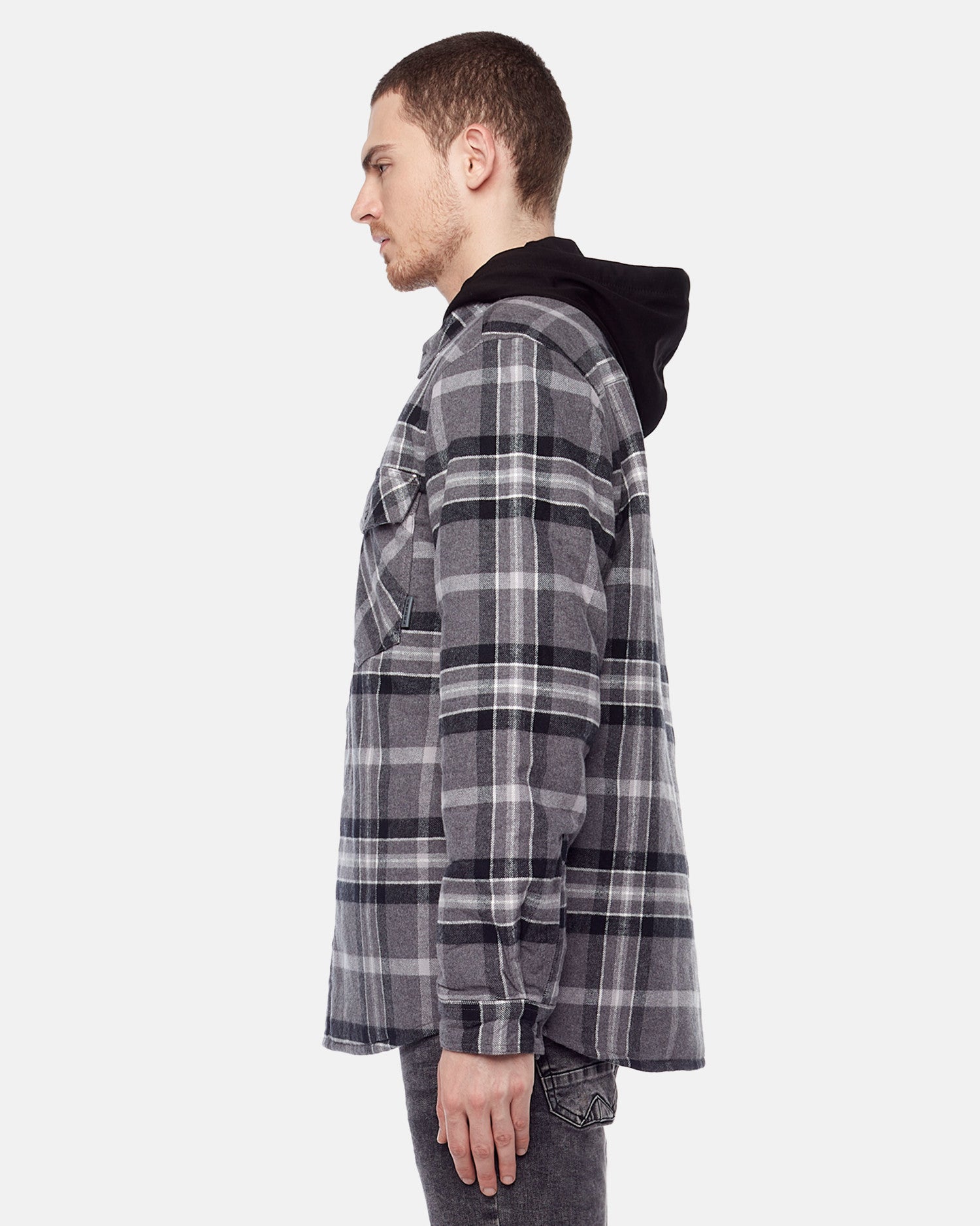 Shacket Plaid Lined