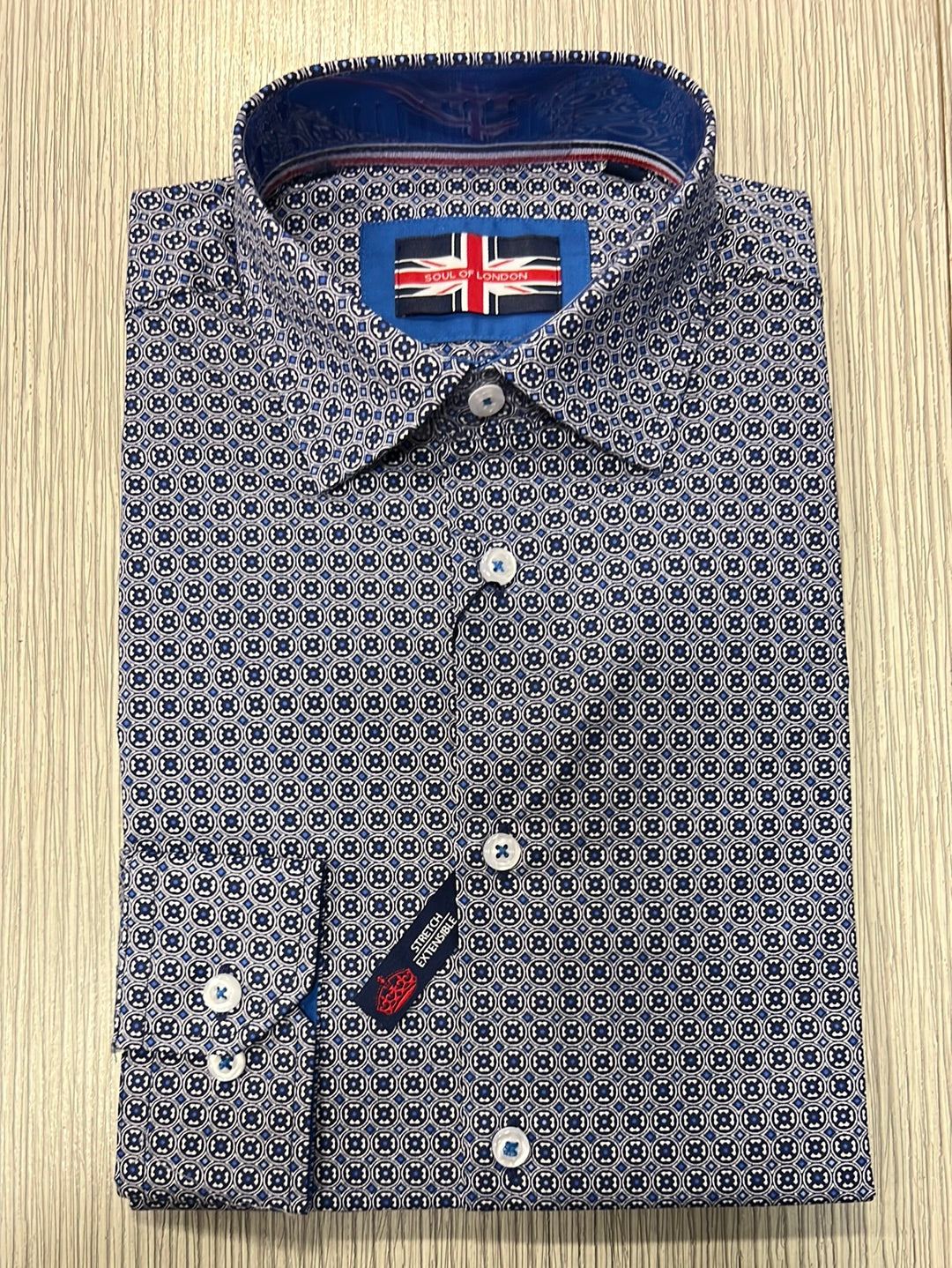 Cotton Stretch Sport Shirt L/S