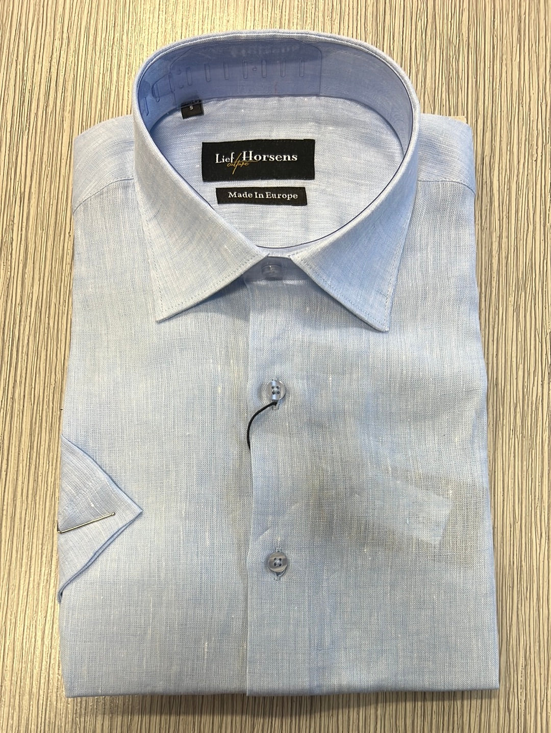 L.H Gold S/S Solid Linen  Shirt