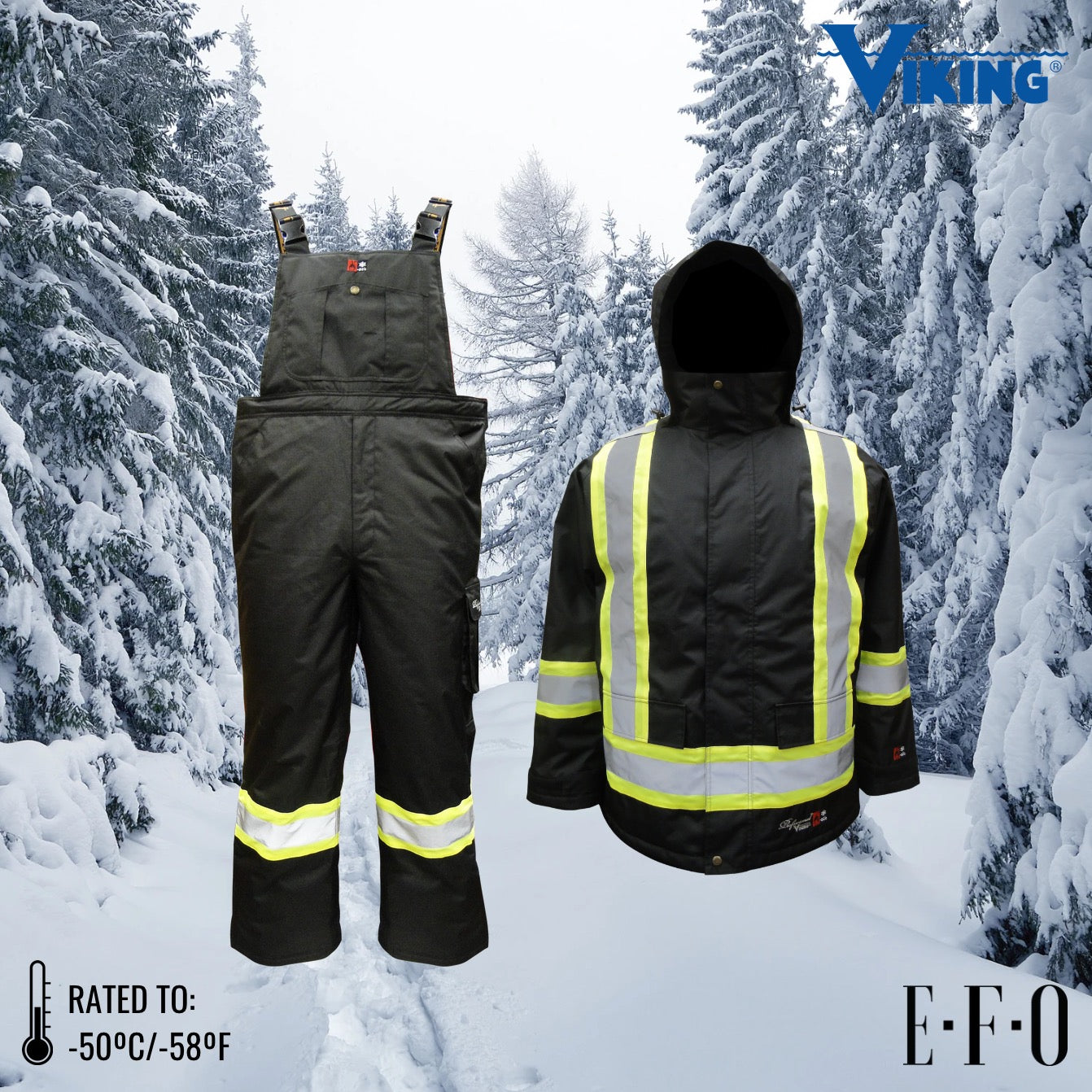 Viking FR Insulated Bibs -50°C RipStop