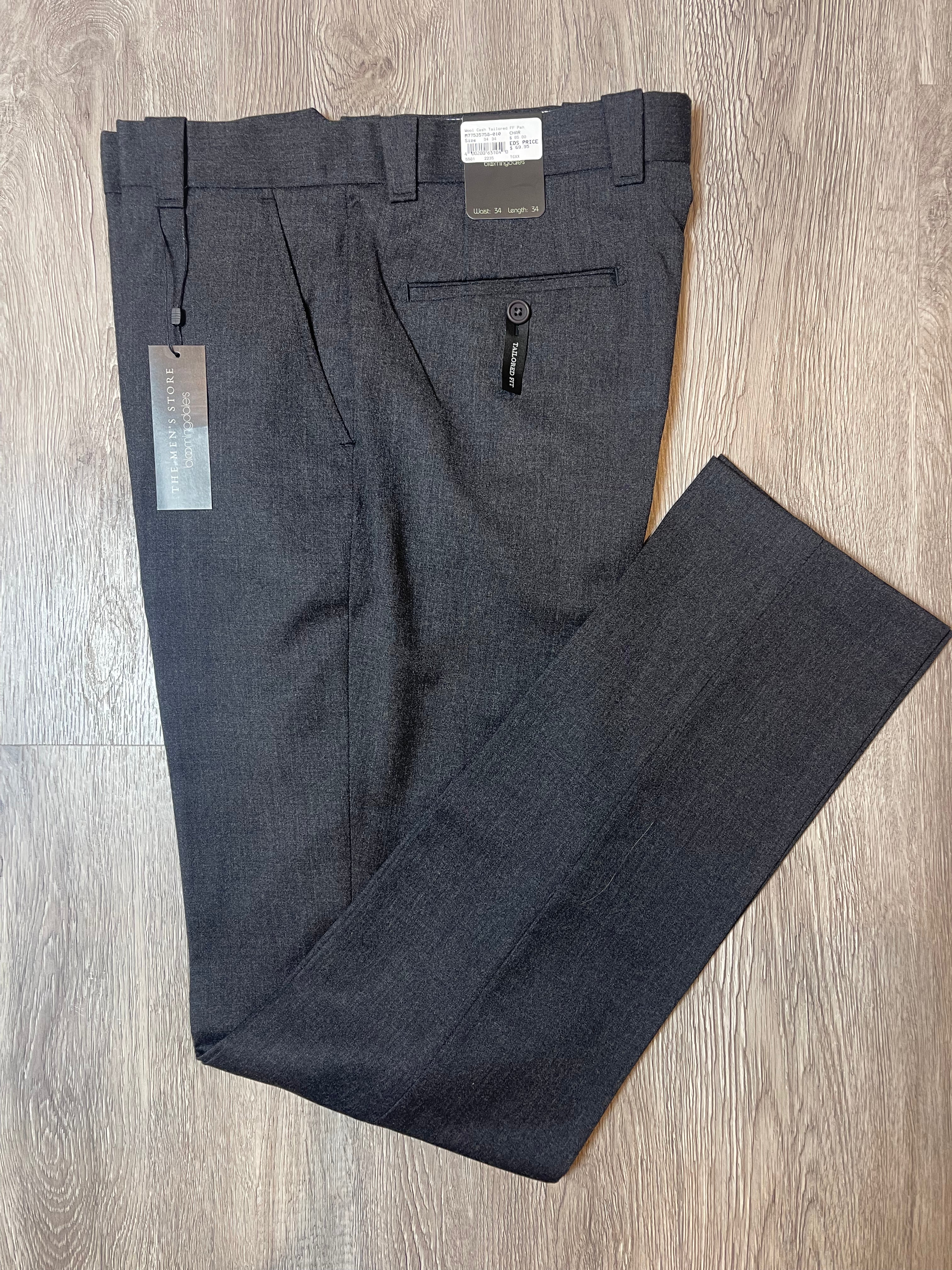 Wool Cash Tailored FF Pant