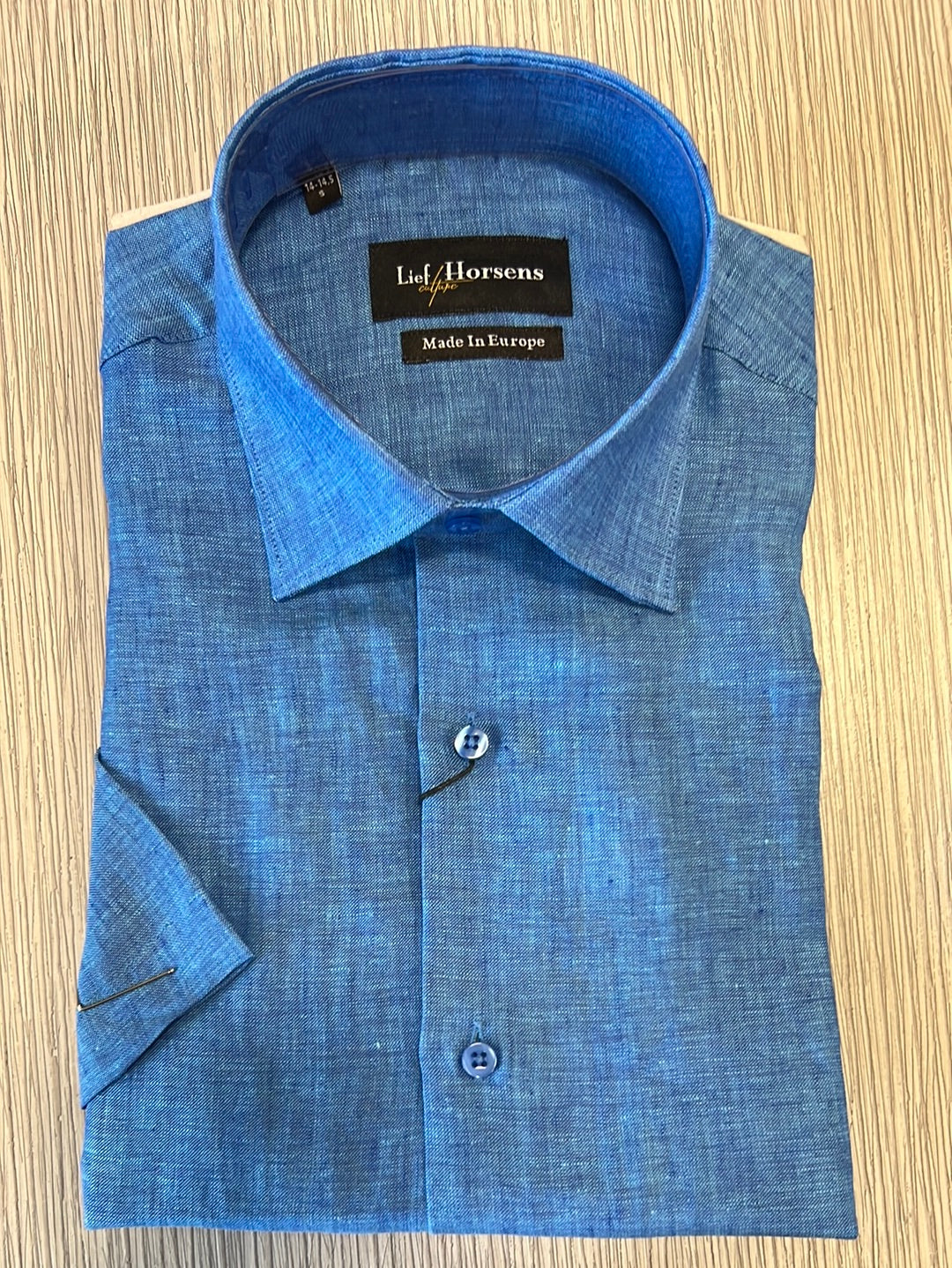 L.H Gold S/S Solid Linen  Shirt