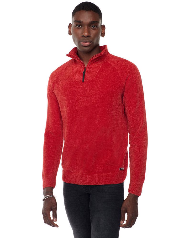 L/S Mock 1/4 Zip Sweater