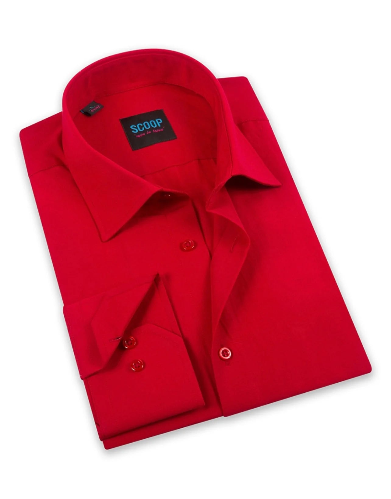 Scoop Dress Shirt Red XL REG