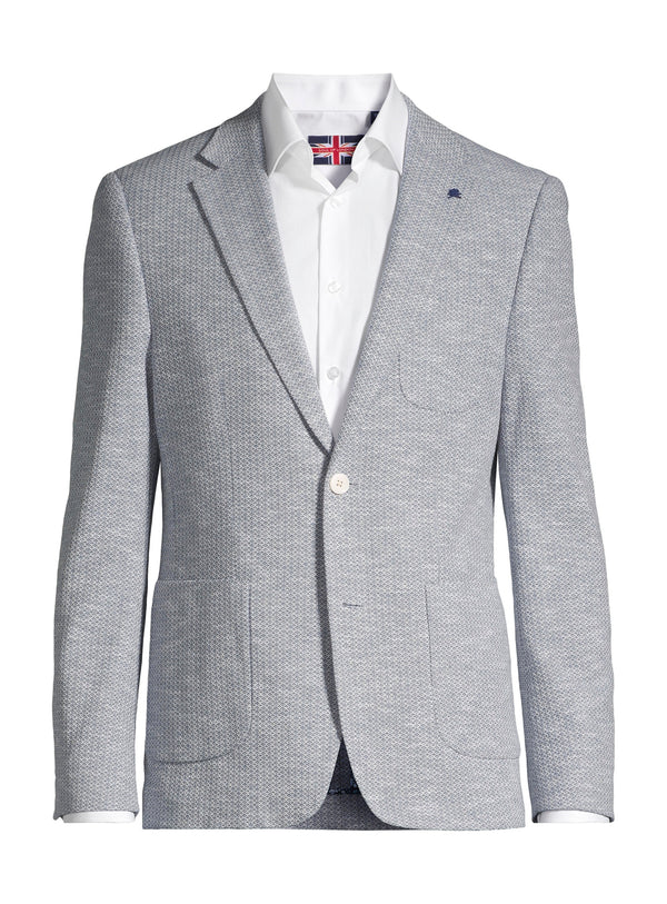 S.L Notch Lapel Patch Pockets Blazer
