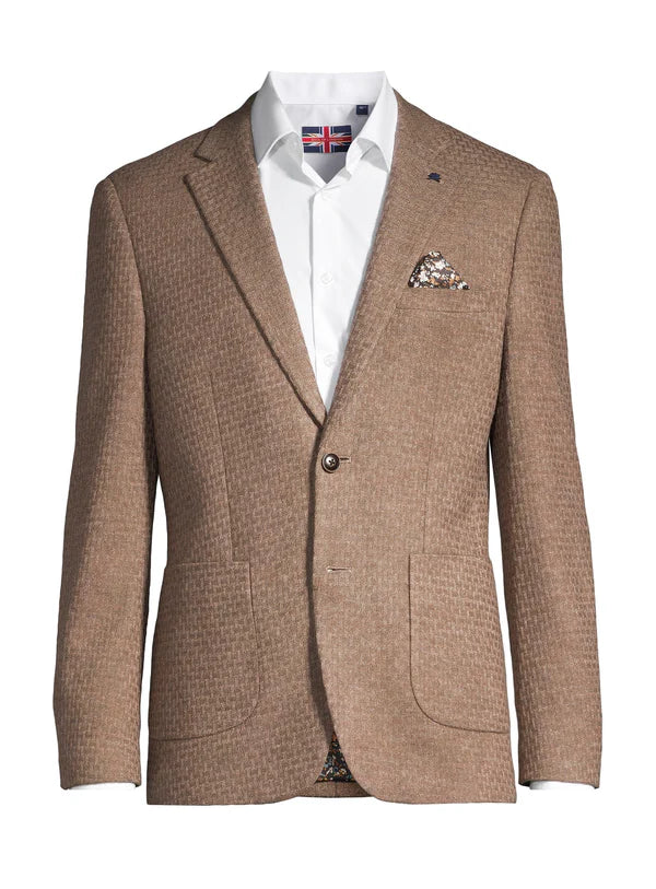 S.L Notch Lapel Patch Pockets Blazer
