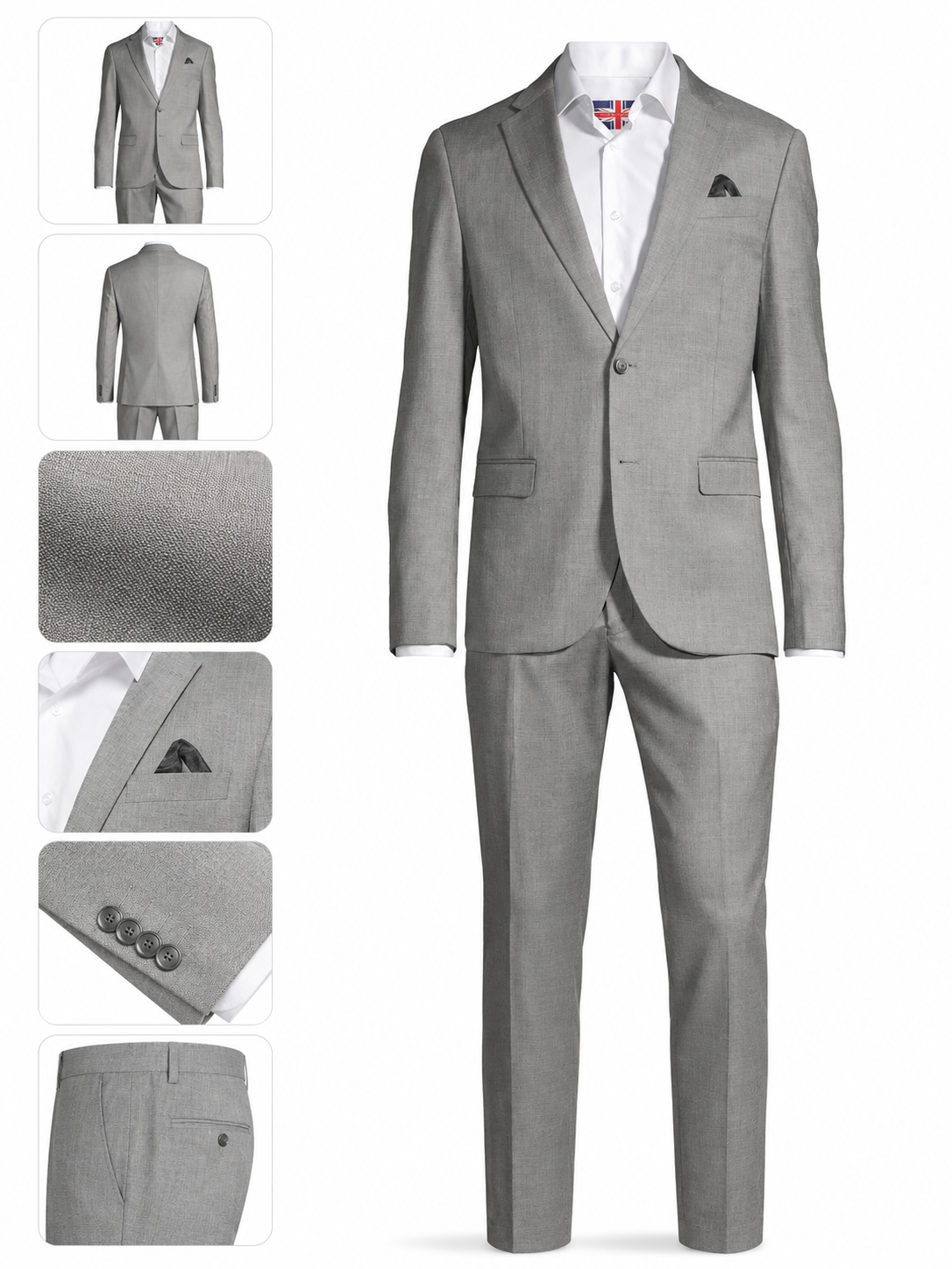S.L Notch Lapel Fashion Suit