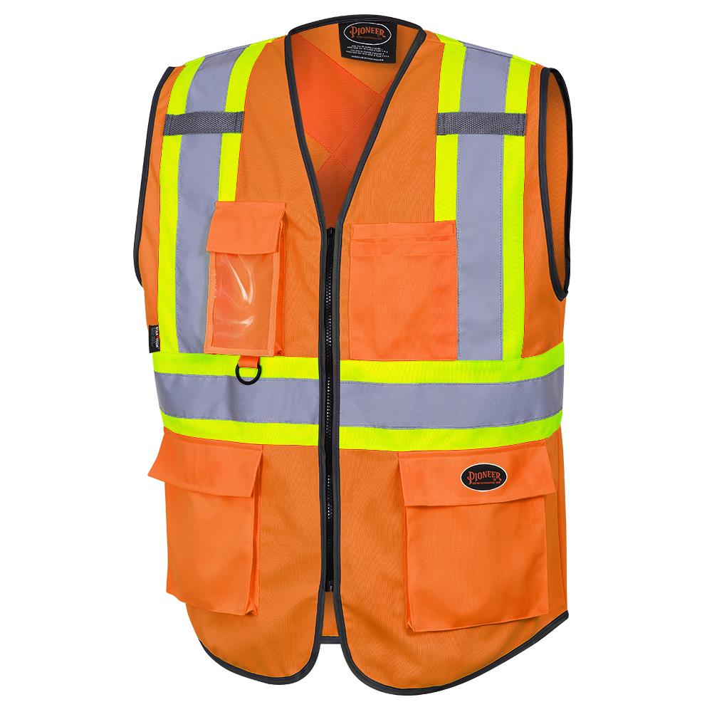 Tri Cot Zip Vest Hi-Viz