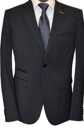 L.H Solid Classic Slim-Fit Suit