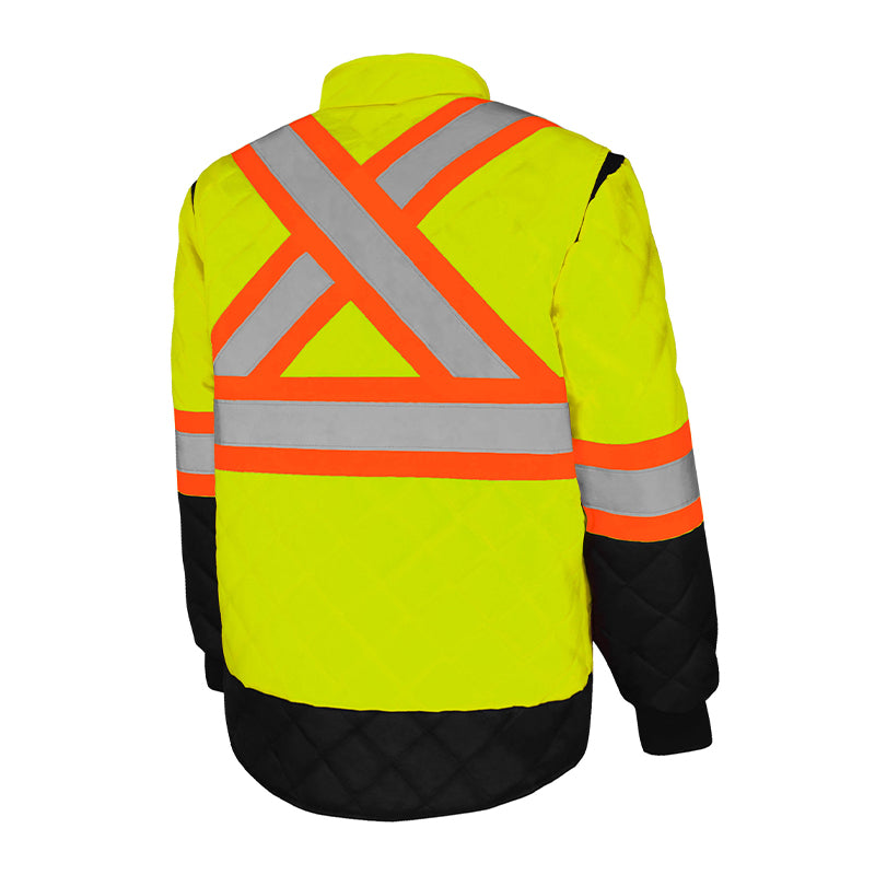 Refl Quilted  Traffic Freezer Jacket