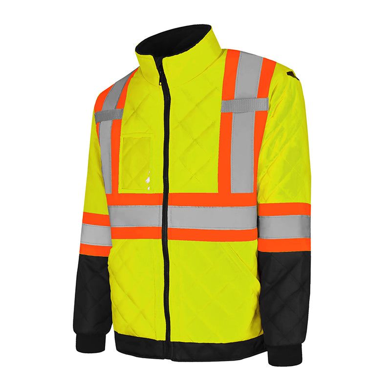 Refl Quilted  Traffic Freezer Jacket