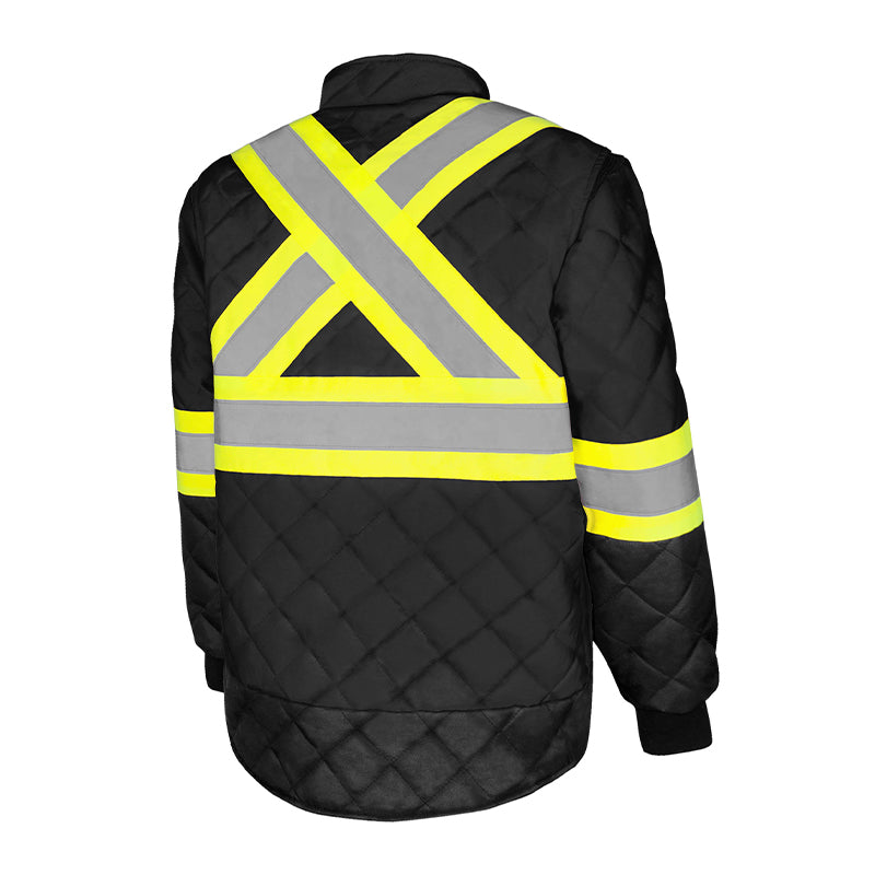 Refl Quilted  Traffic Freezer Jacket
