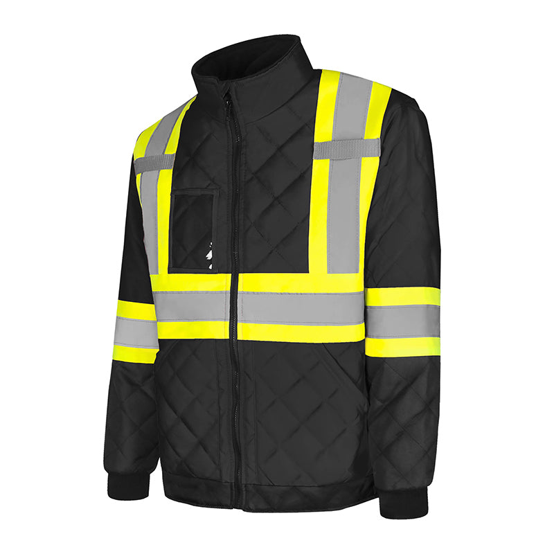 Refl Quilted  Traffic Freezer Jacket