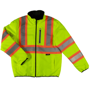 Revsble Safety Jacket Flo Or
