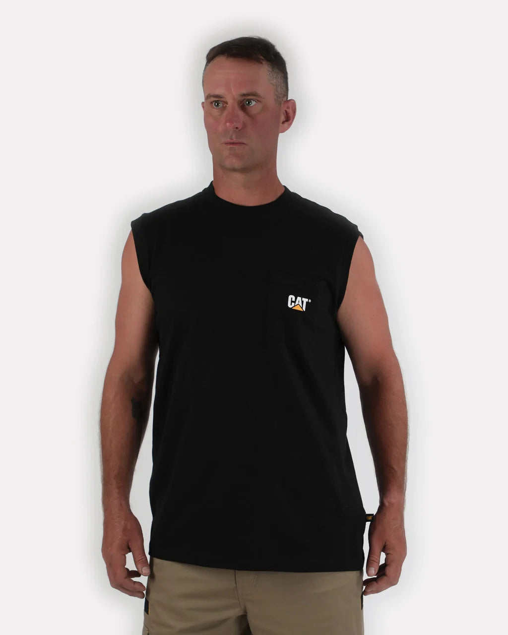 Trademark Slvless Pocket  Tee