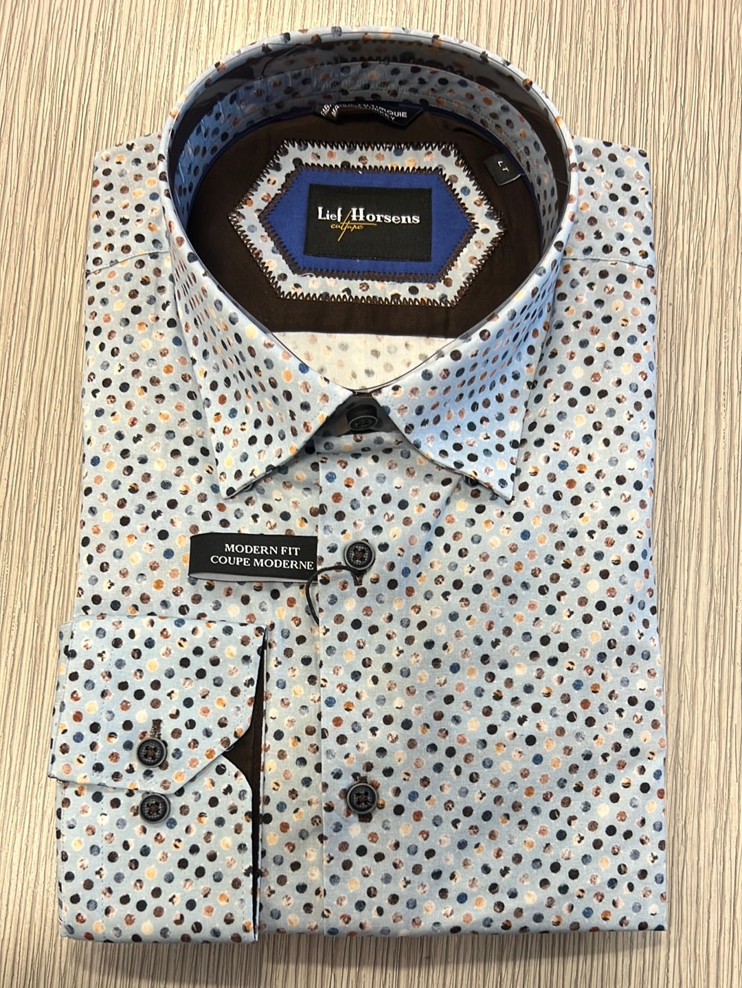 L.H Gold  L/S Print  Shirt