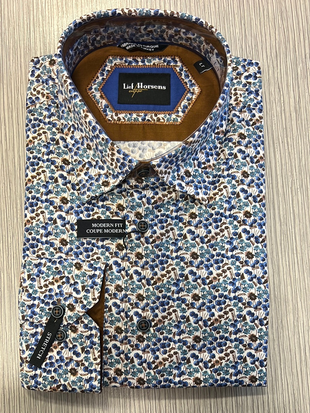 L.H Gold  L/S Print  Shirt