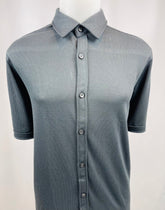 Textured 2 Tone Knitted S/S Shirt